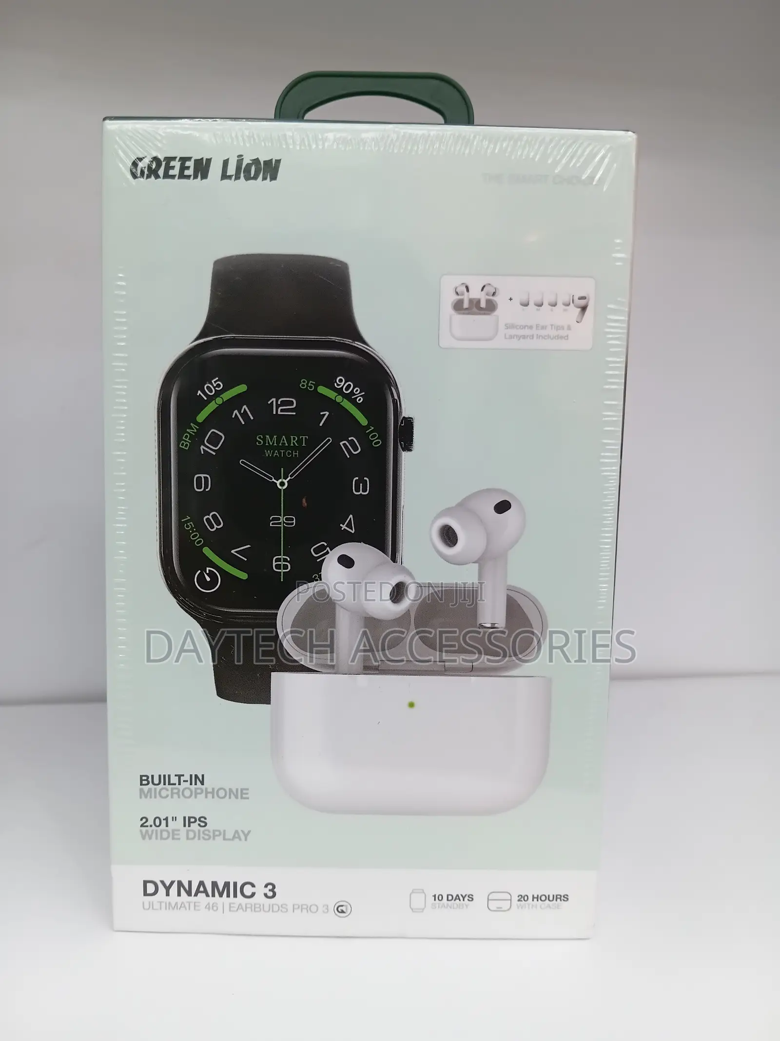 Green Lion Dynamic 3 – Ultimate 46 Smart Watch Earbuds Pro 3