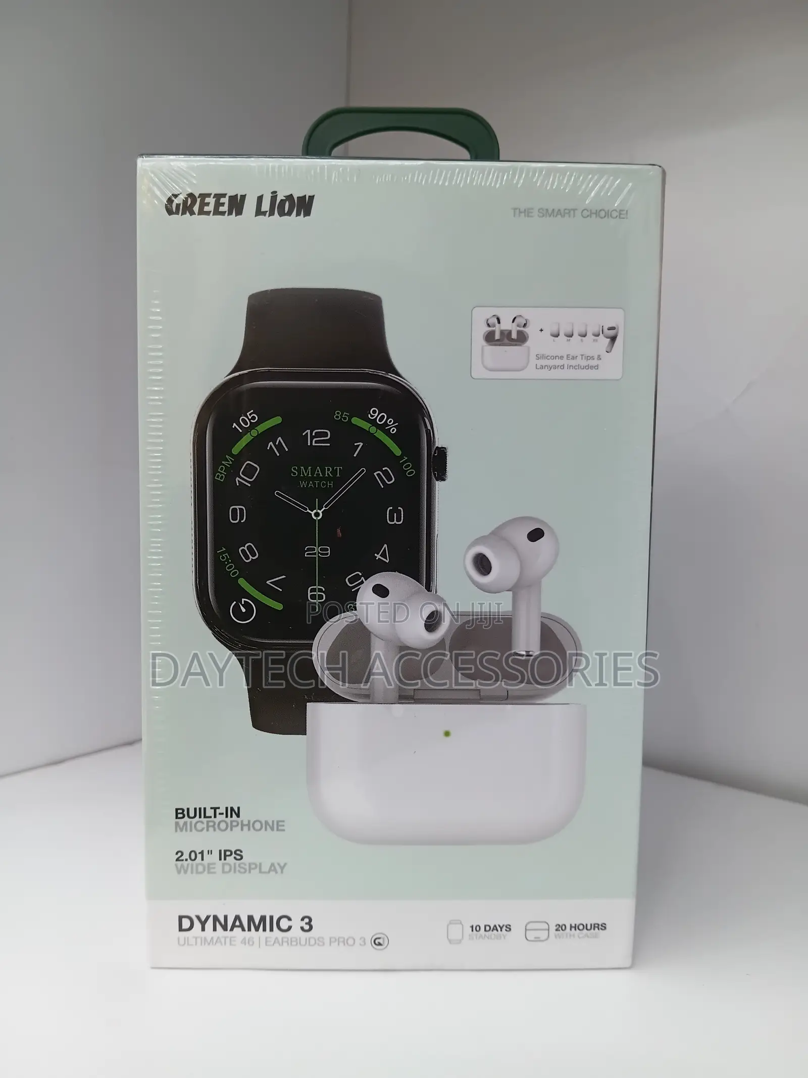 Green Lion Dynamic 3 – Ultimate 46 Smart Watch Earbuds Pro 3