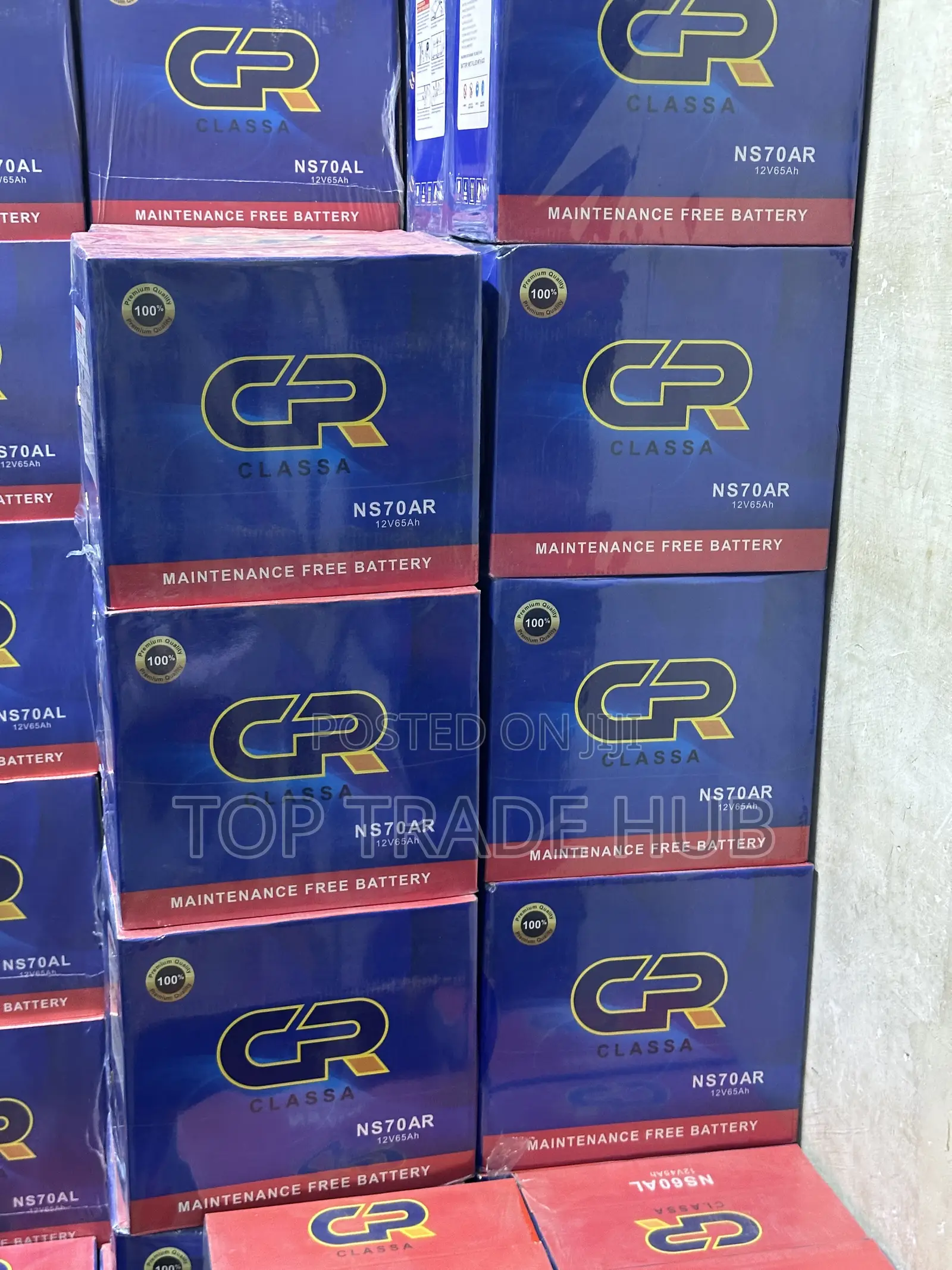 GR NS70 AR/AL Car Battery 12V 65Ah Maintenance-Free