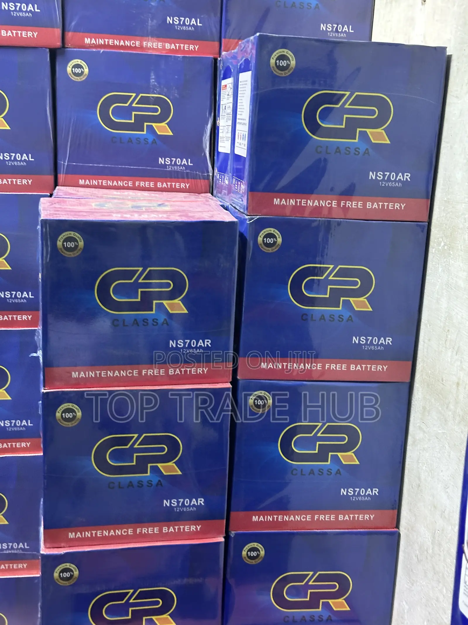 GR NS70 AR/AL Car Battery 12V 65Ah Maintenance-Free