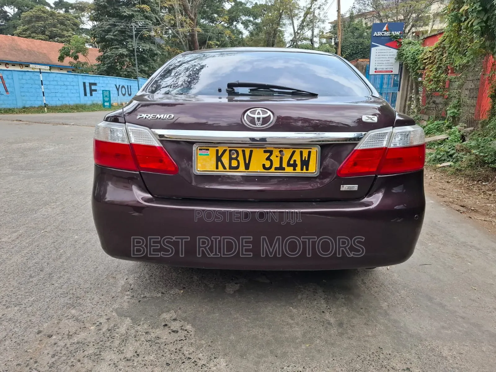 Toyota Premio 2008 Burgundy