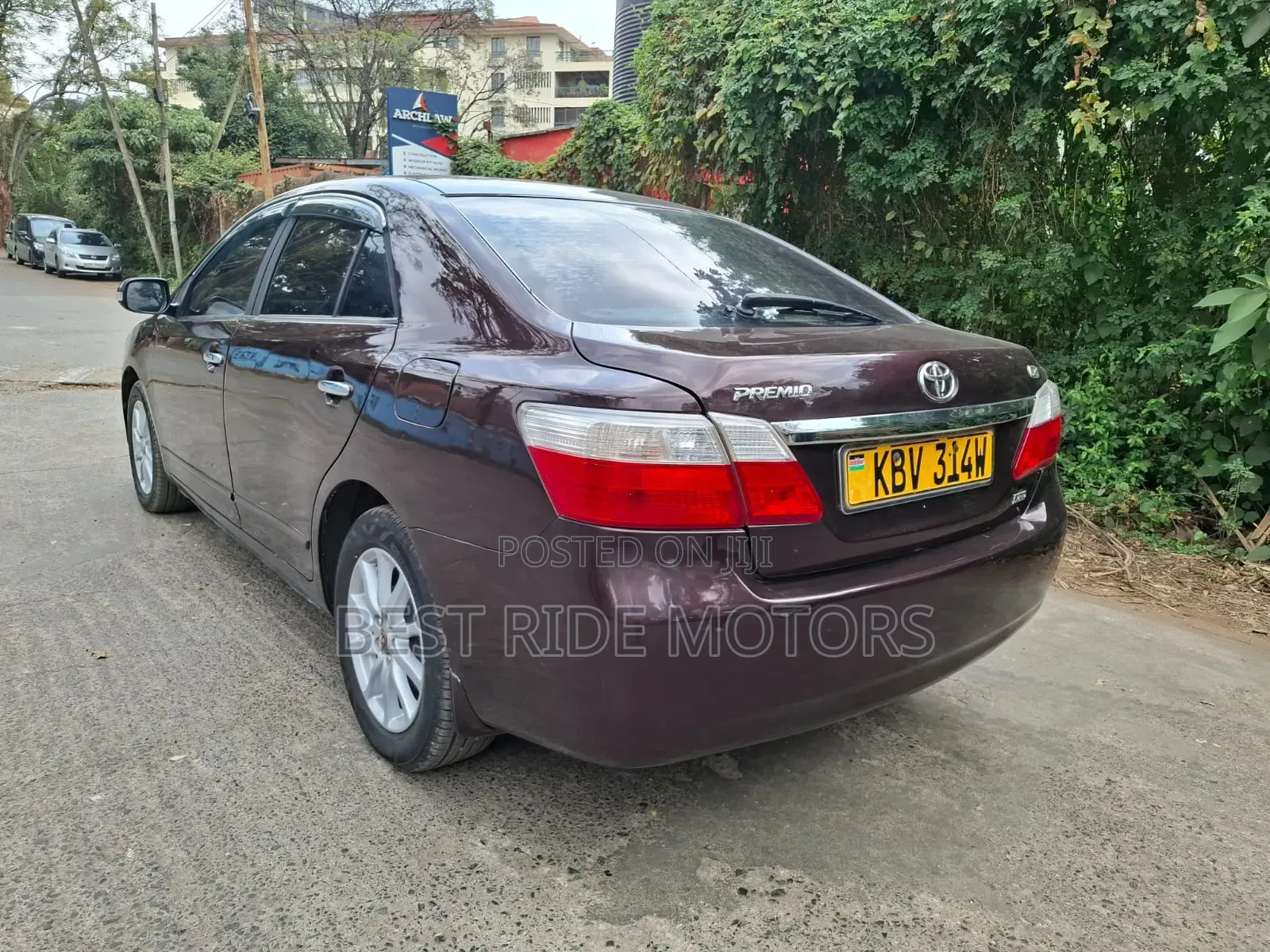 Toyota Premio 2008 Burgundy