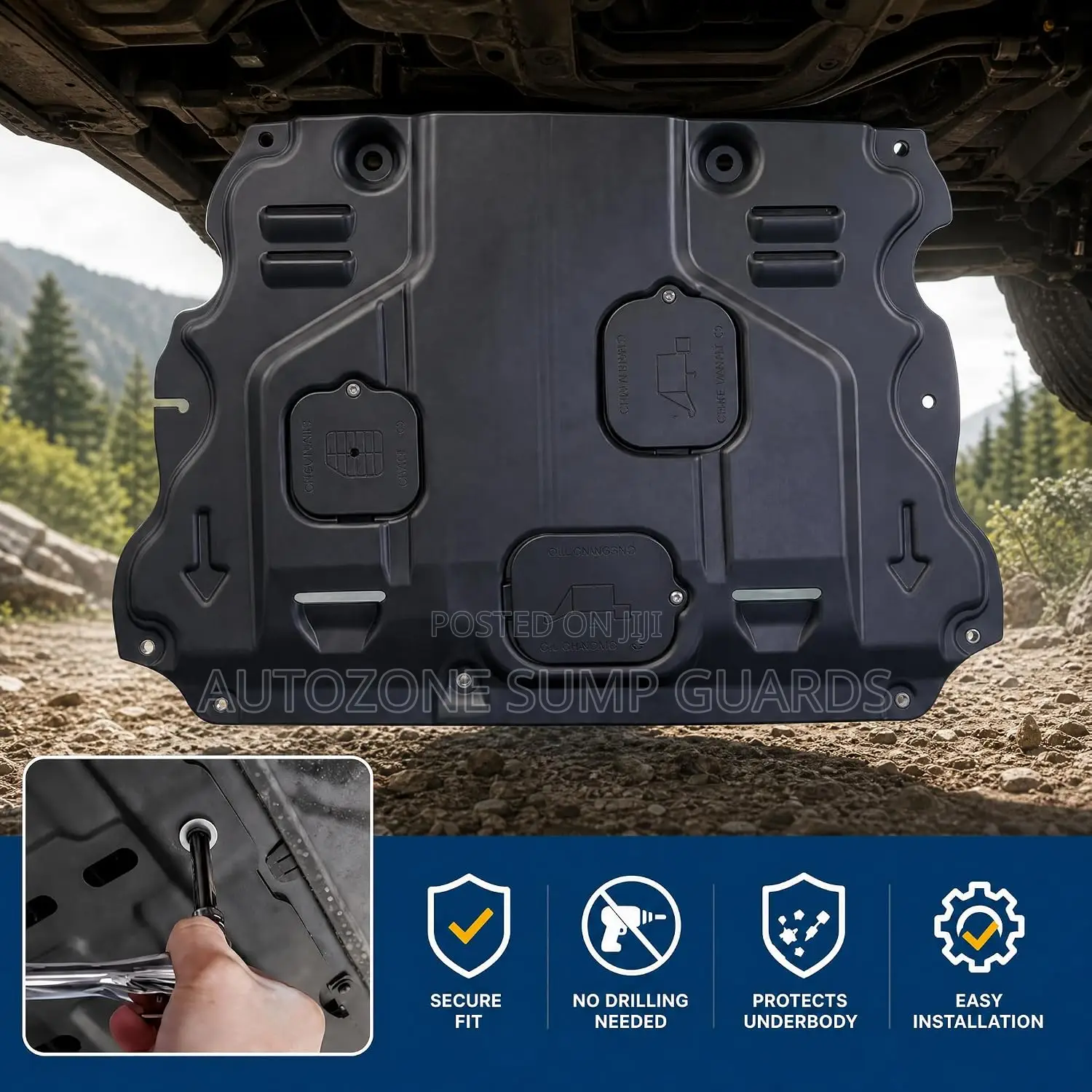 Front Engine Splash Shield Fit for Volkswagen Jetta 2019-2024,