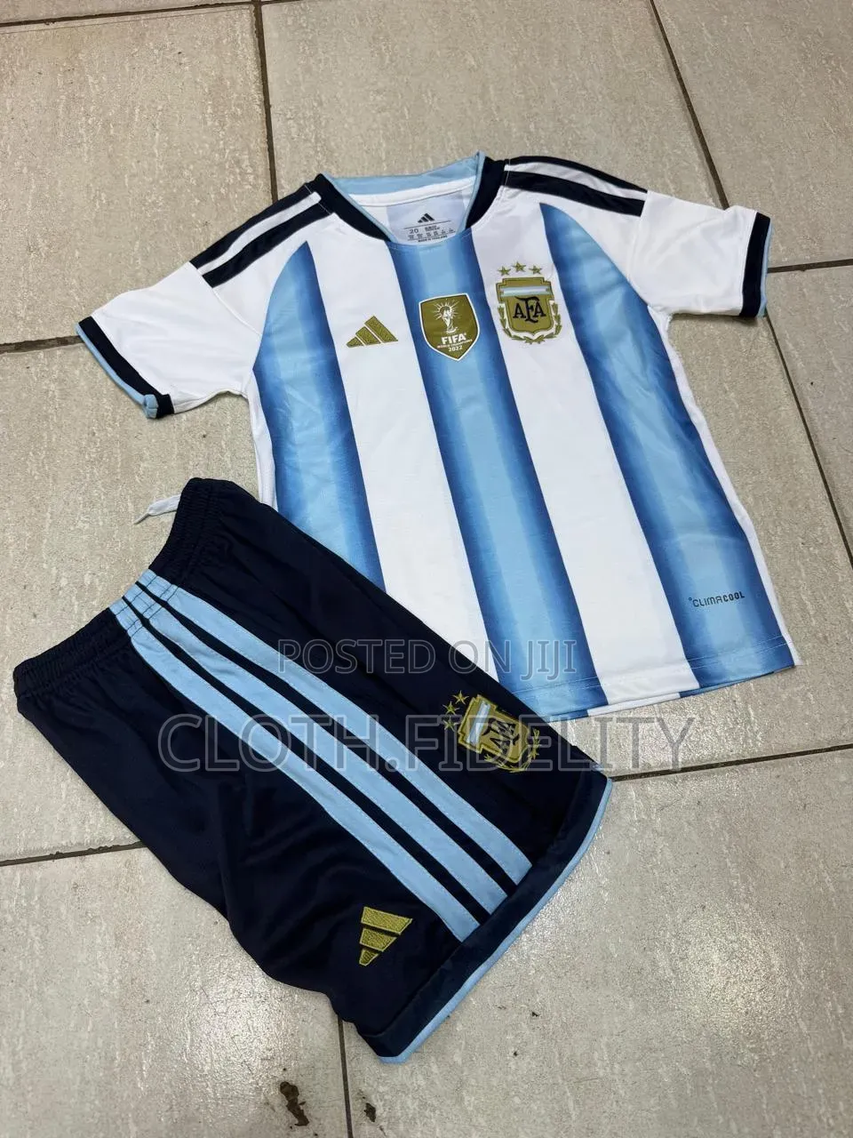Argentina Home Kids World Cup Jersey 2026.