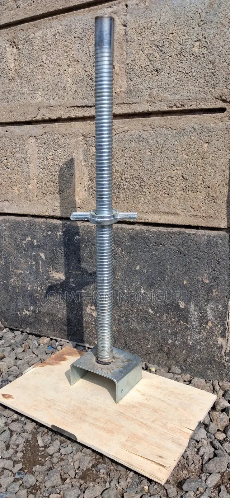 Heavy-Duty Scaffolding Base Jack – U-Shape Design