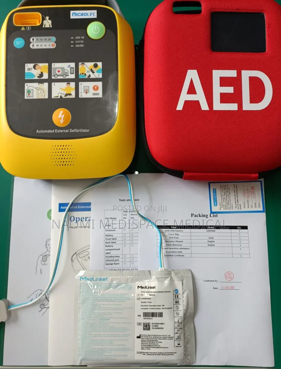 Portable, Lightweight AED Defibrillator/Automated External Defib