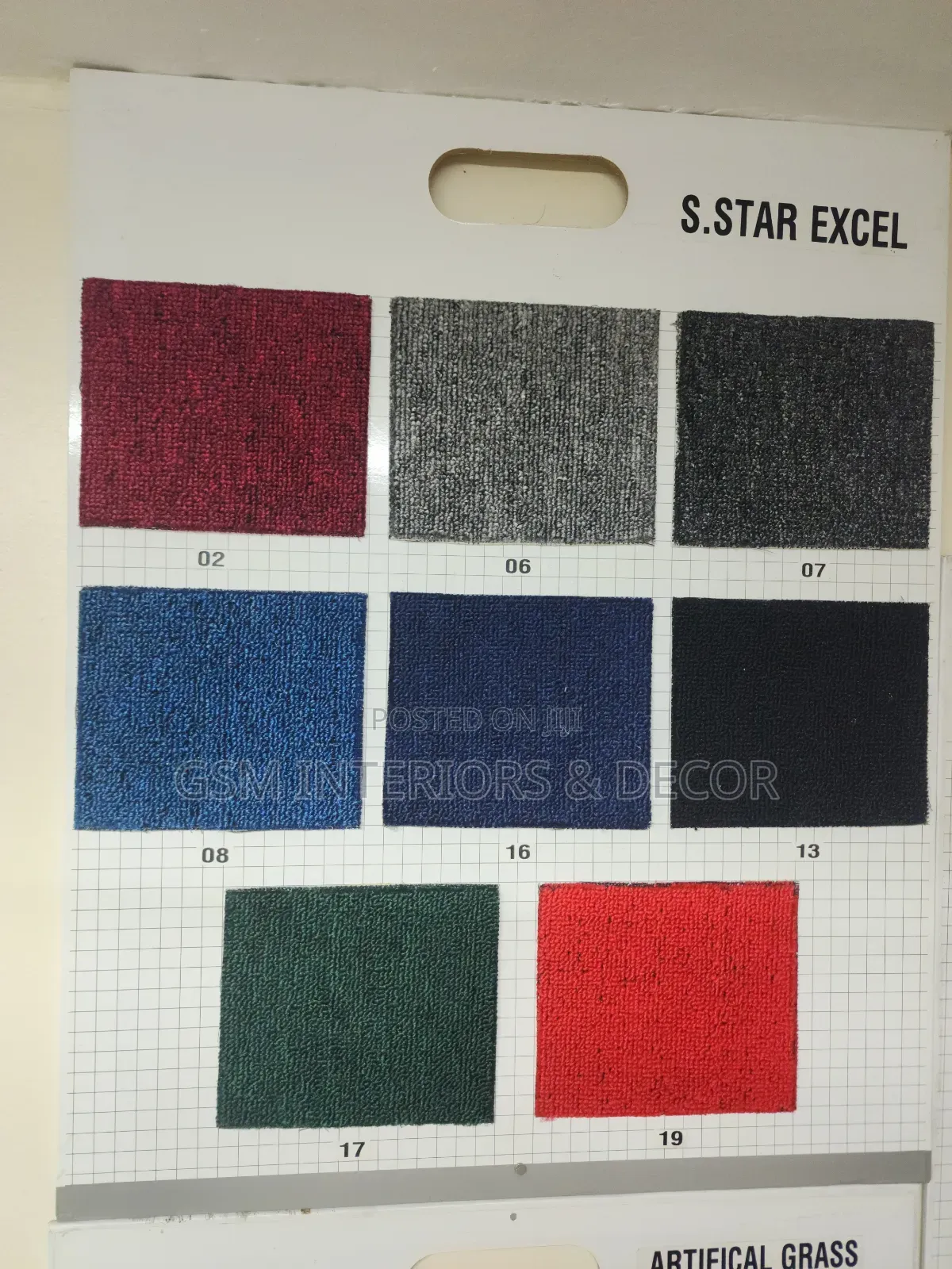 Office Carpets Variety in 4mm Chatboardz