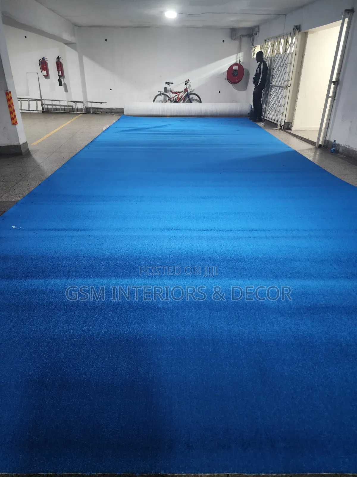 Wall to Wall Blue Carpets for Offices and Community Halls