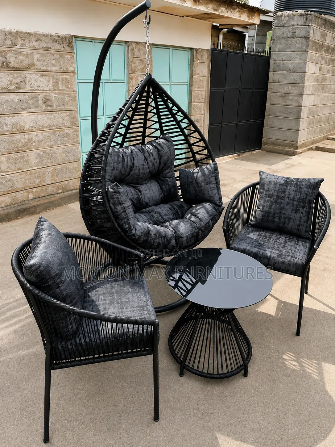 Outdoor Swing Hammock Set
