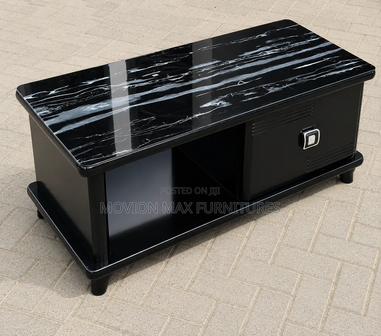 Black Top Glass Coffee Table