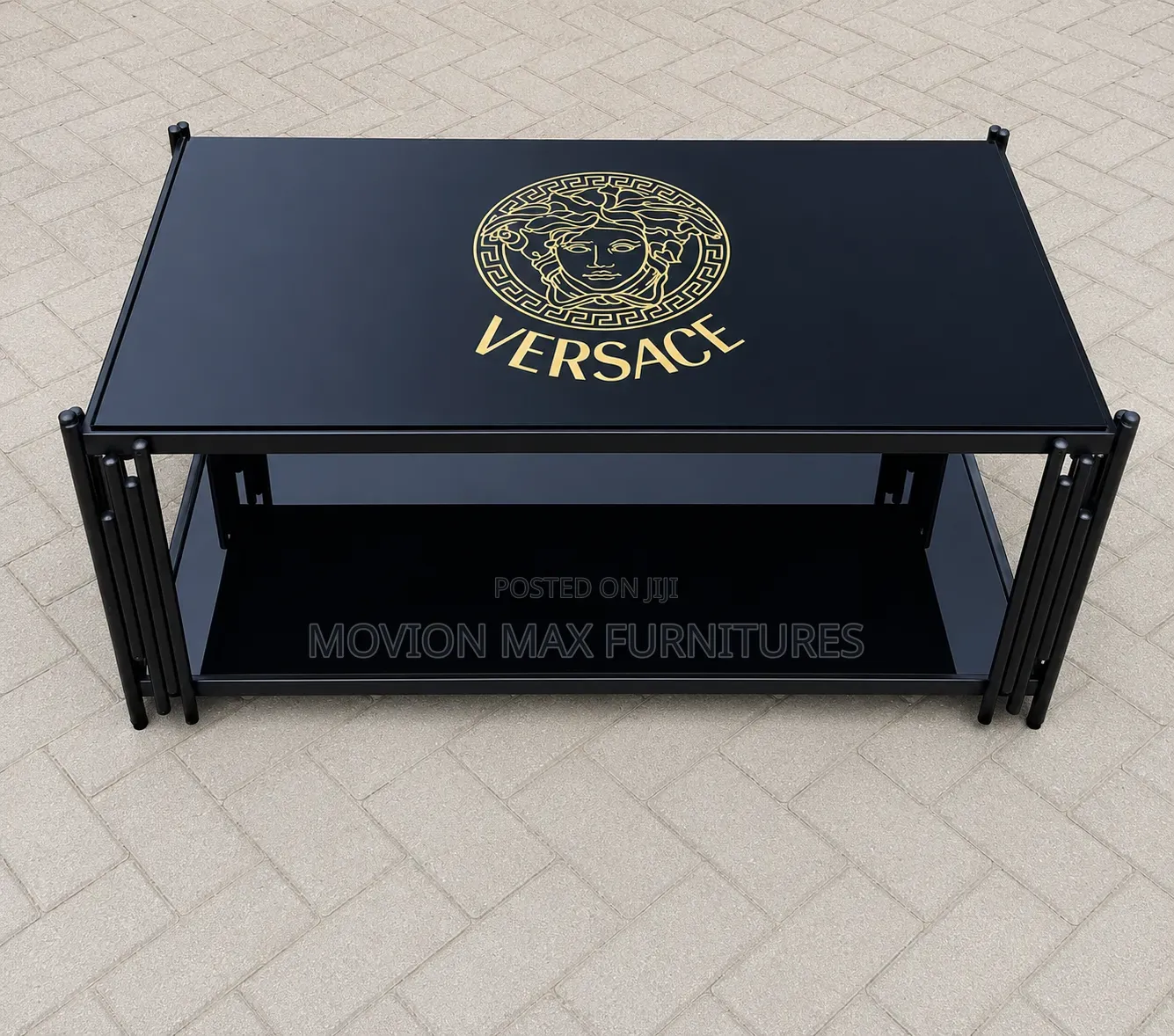 Imported Black Top Coffee Table