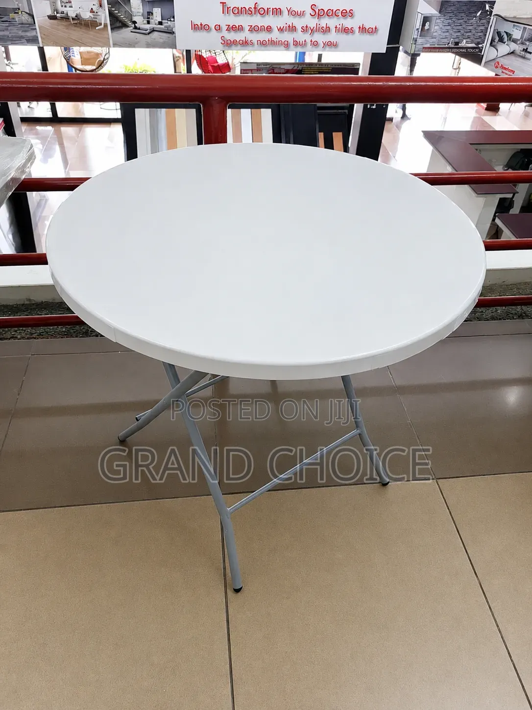 Round Foldable Event Table | Heavy Duty Banquet Table Kenya