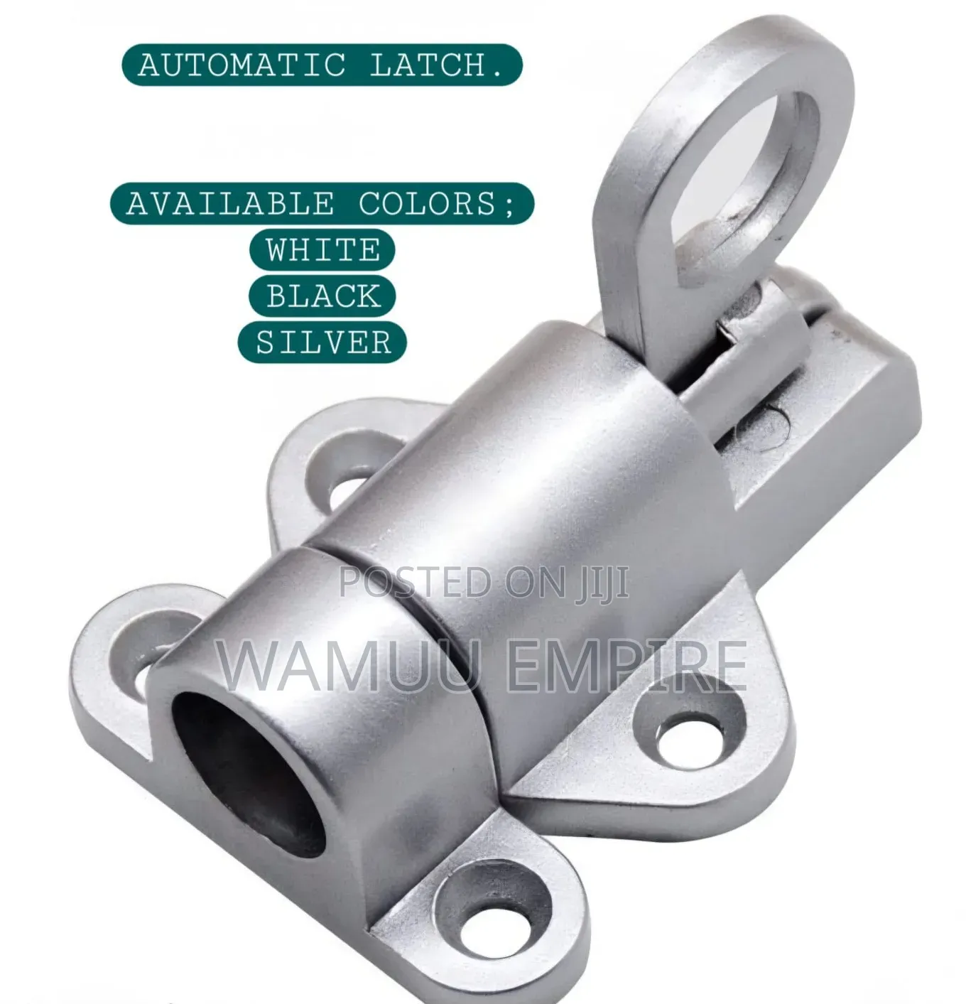Automatic Spring-Loaded Barrel Bolt Latch
