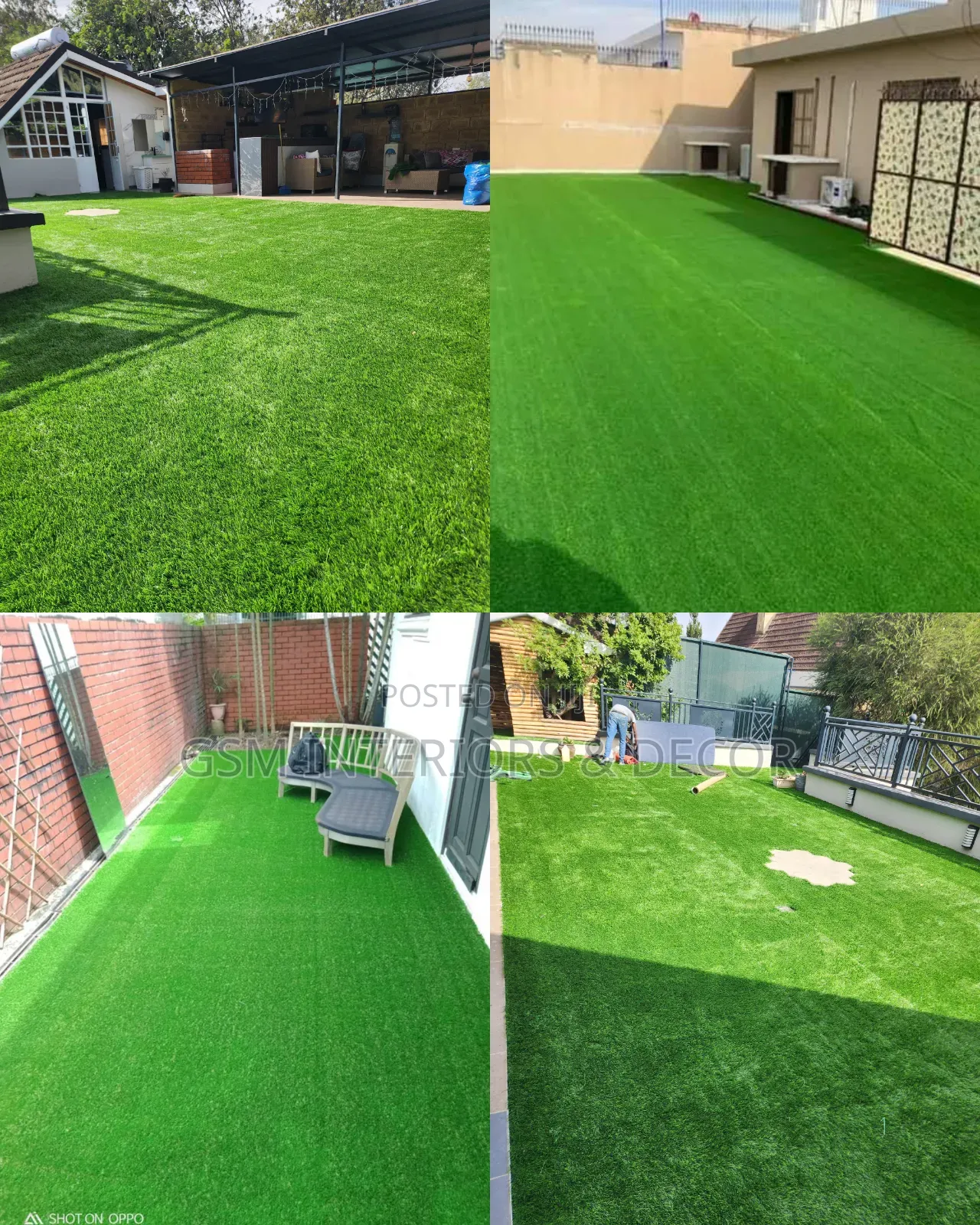 Artificial Green Grass for Urban Landscaping
