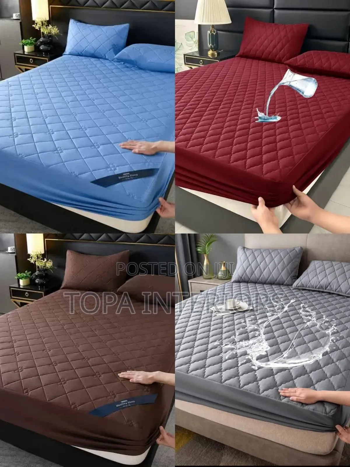 EASY to Fit Removable Top Cover Waterproof Mattress Protectors