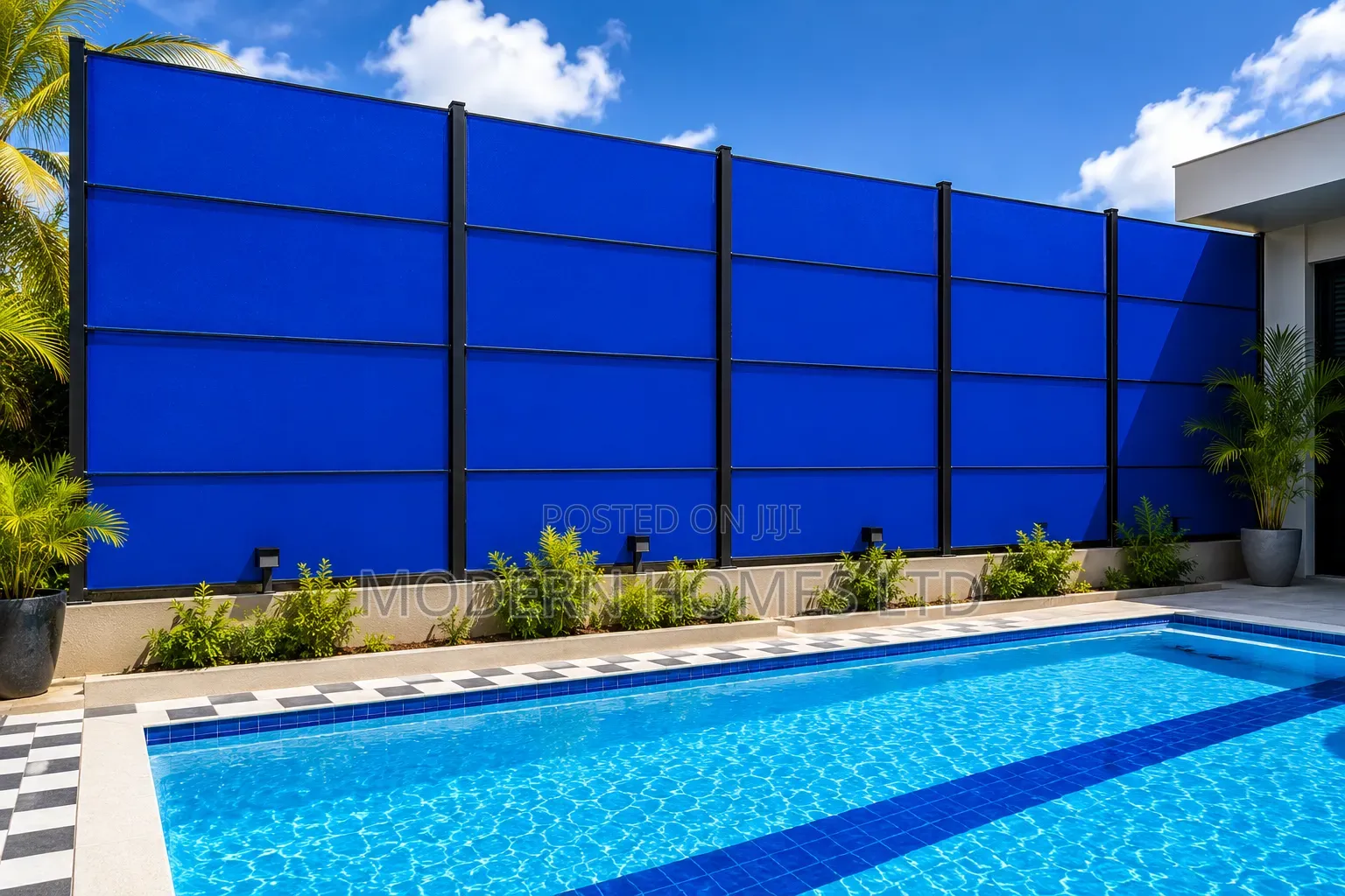 Transform Your Outdoor Space With Royal Blue Privacy Shade Screens