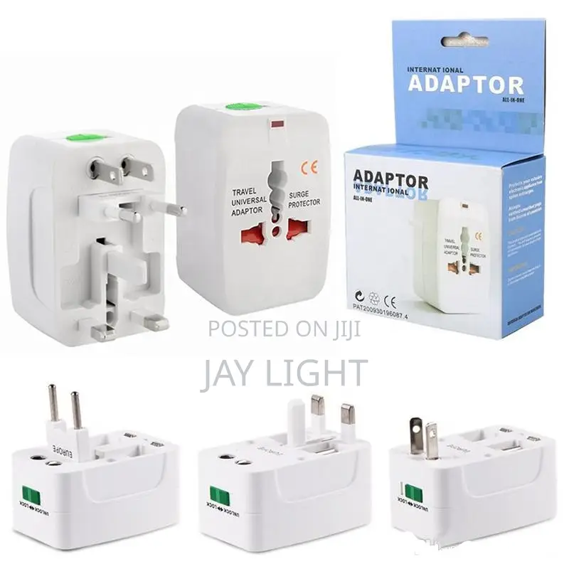Universal All-in-One Travel Power Adapter Plug