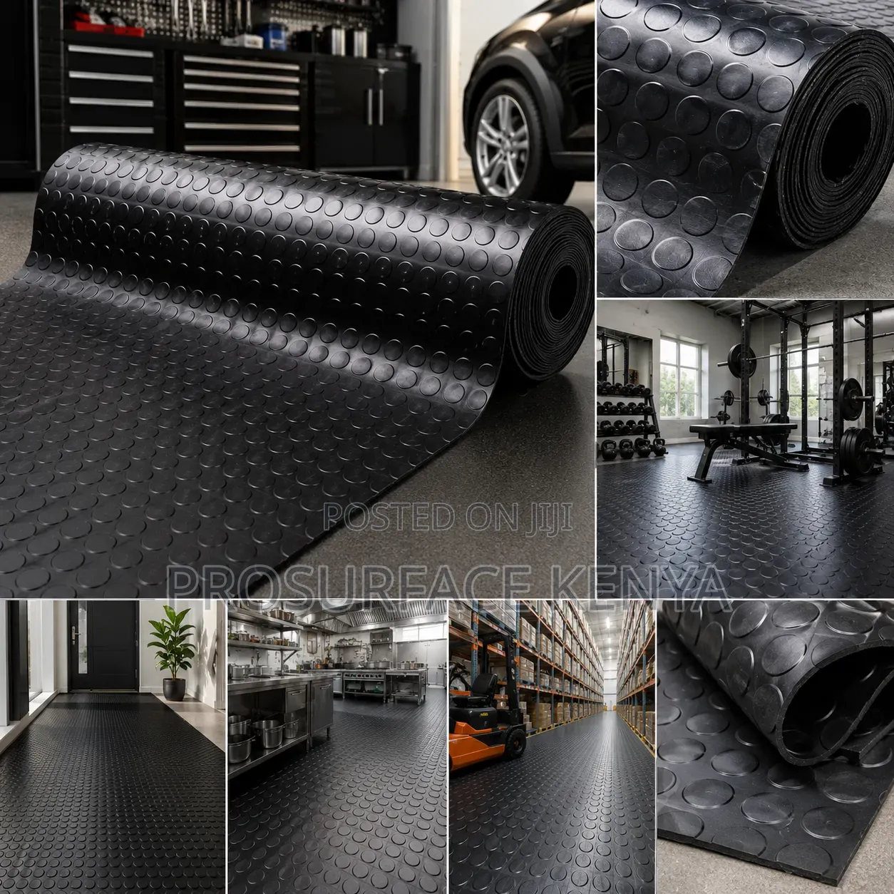 Heavy Duty PVC Coin Mat 4mm – KSh 2,999 Per Metre