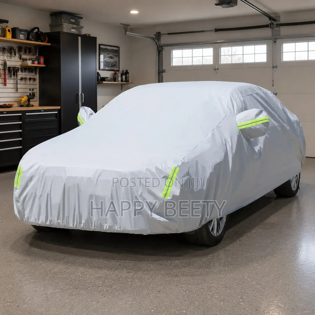 *High Quality Universal Grey Car Cover With Fleece