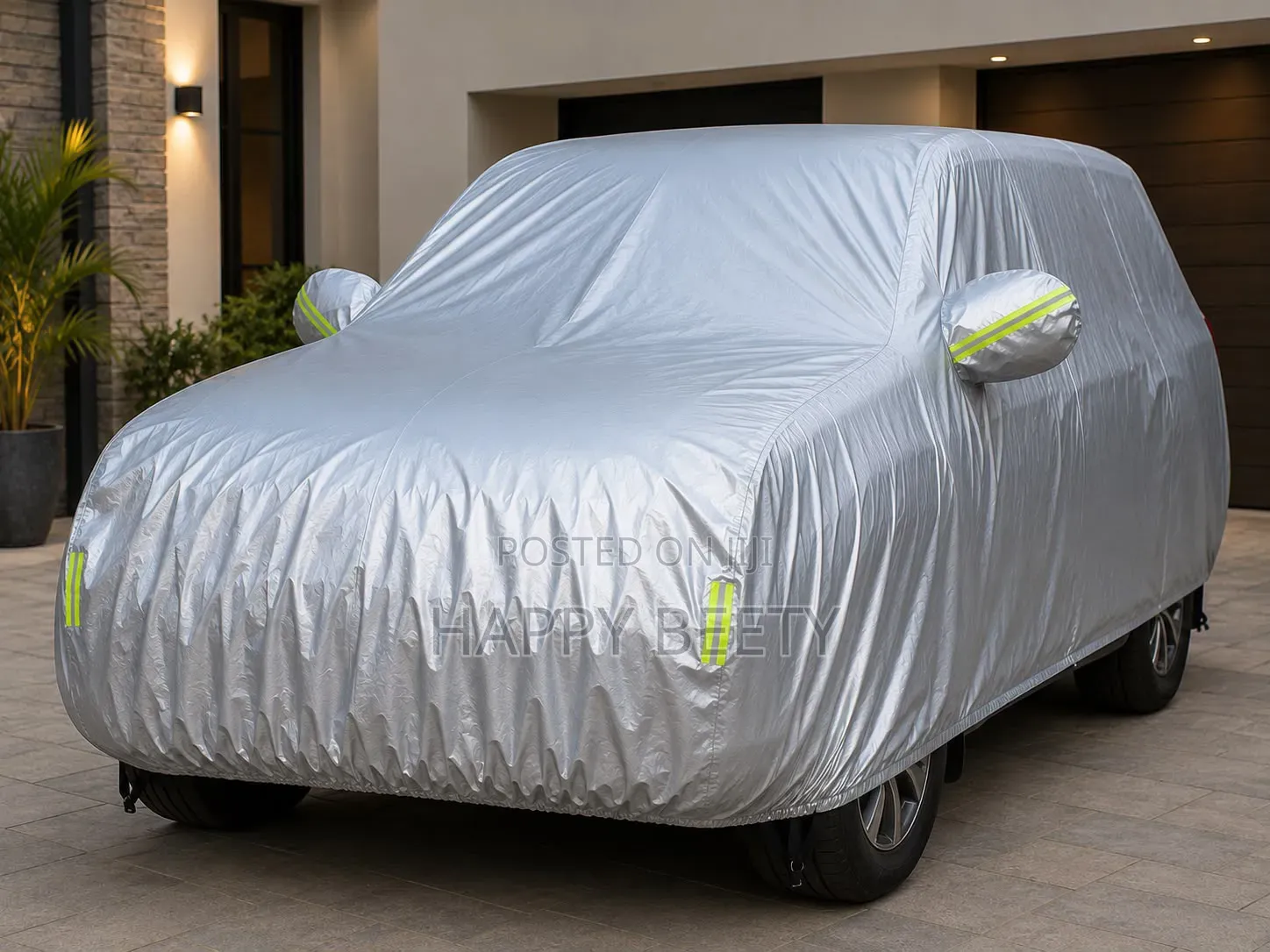 *High Quality Universal Grey Car Cover With Fleece