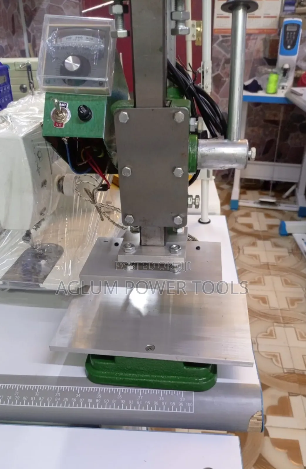 Embossing Machine for Leather