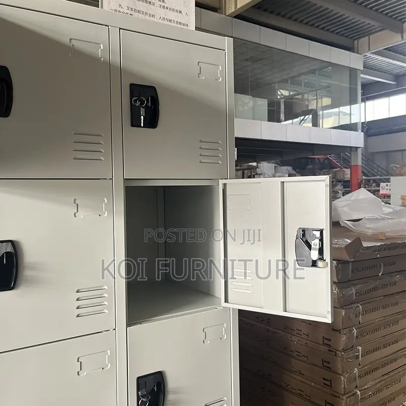 Office Cabinet; 15 Lockers Heavy Duty Steel Modern Office Cabinet