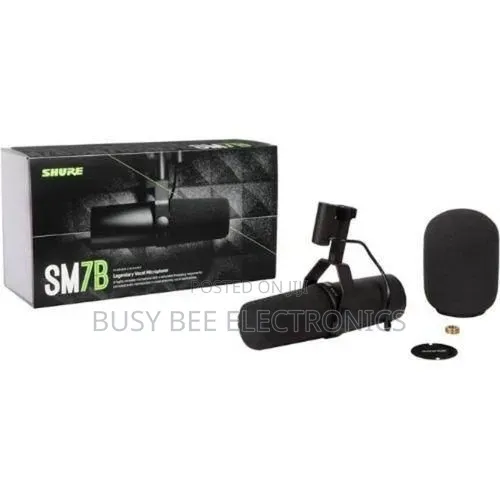 Shure SM7B Condenser Microphone for Studio/Recording