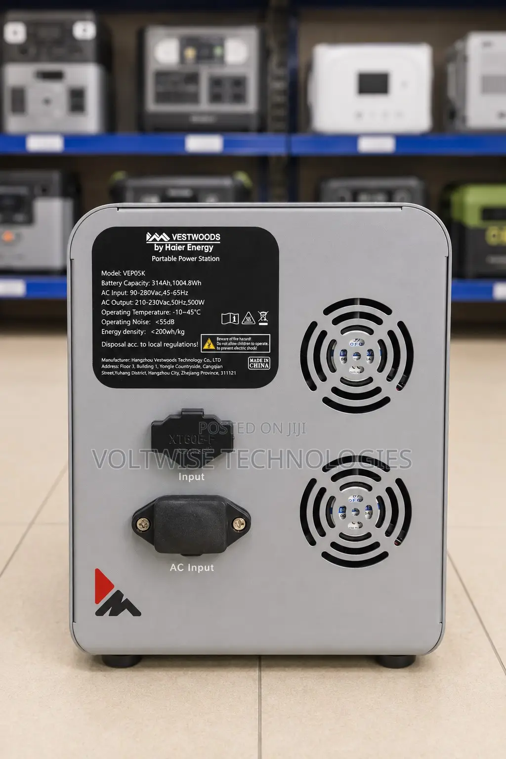 Vestwoods 1kWh 500W Portable Power Station