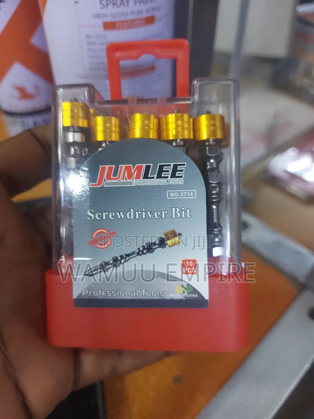 Jumlee Professional Tools 10-Piece Screwdriver Bit Set Model No. 2714