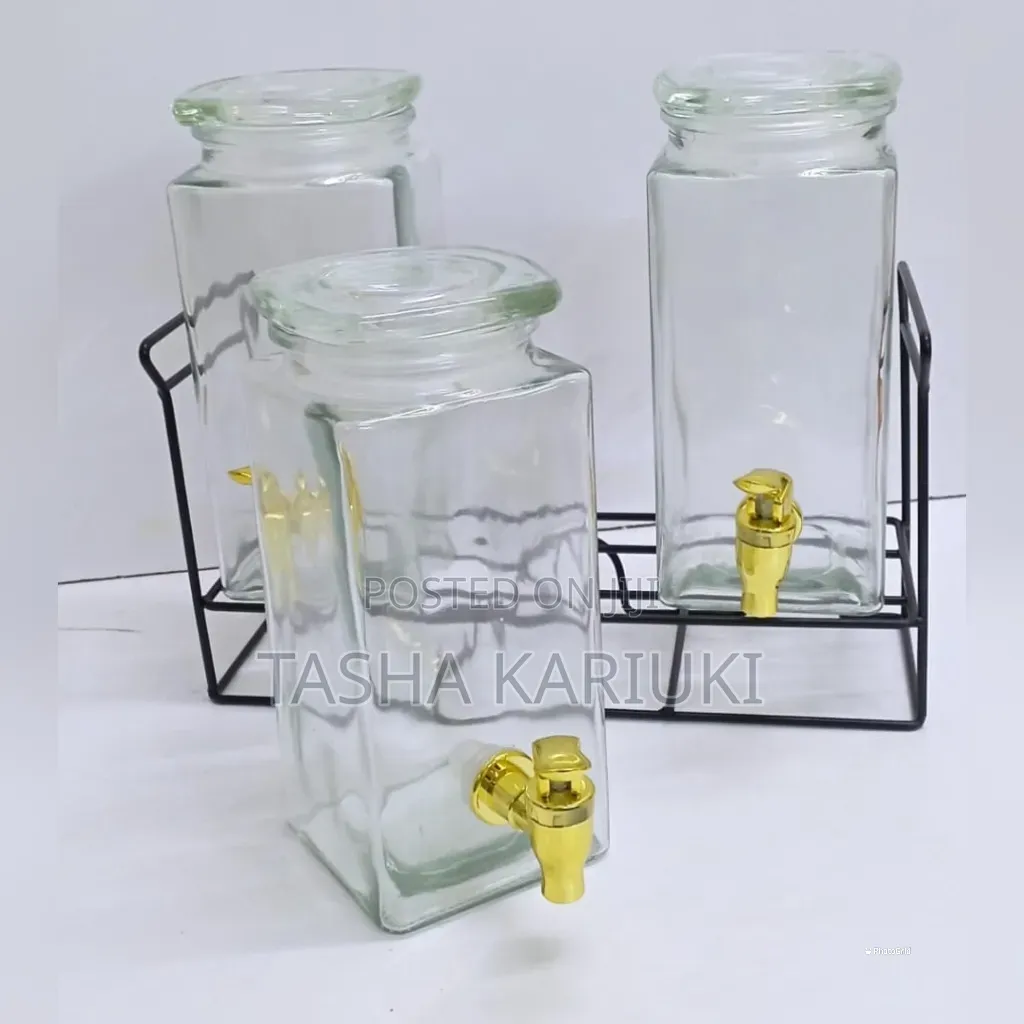 *1.6l Tripple Glass Juice Dispenser