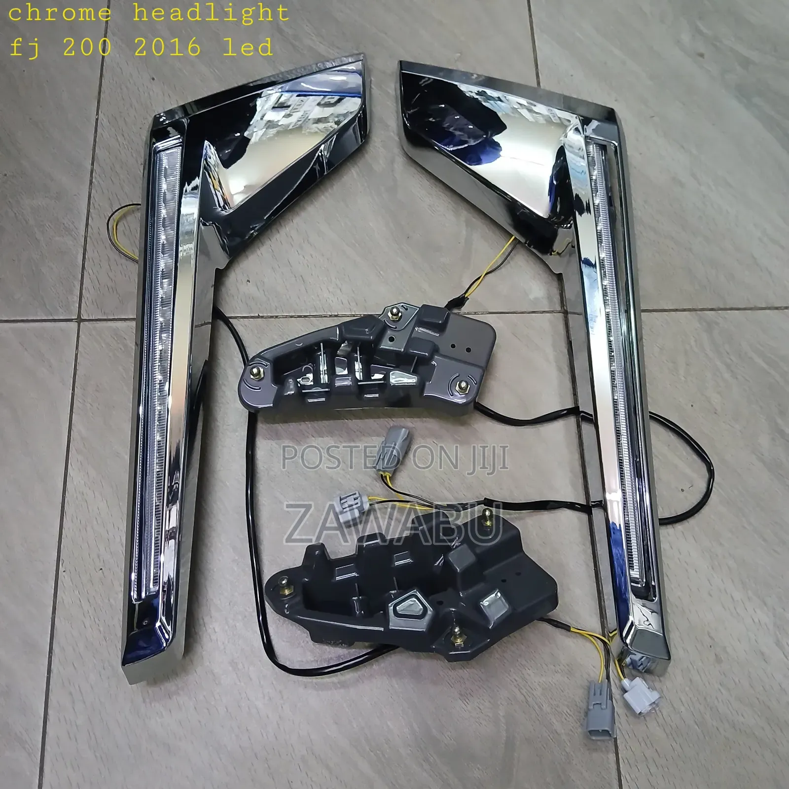 Chrome Headlight Fj 200 (V8) Led