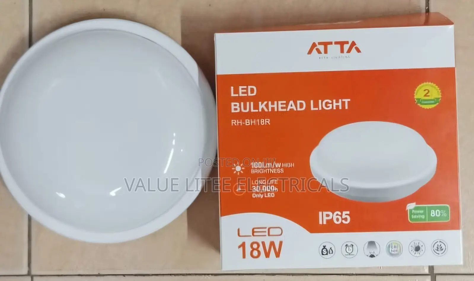 18 Watts Round Bulkhead LED Outdoor