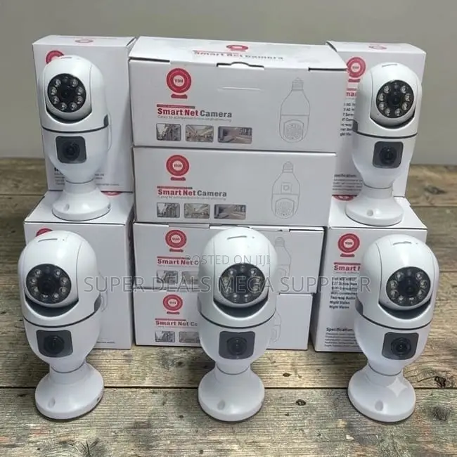 Wholesale Prices Full HD PTZ Rotating Dual Lens Wifi Bulb Cameras