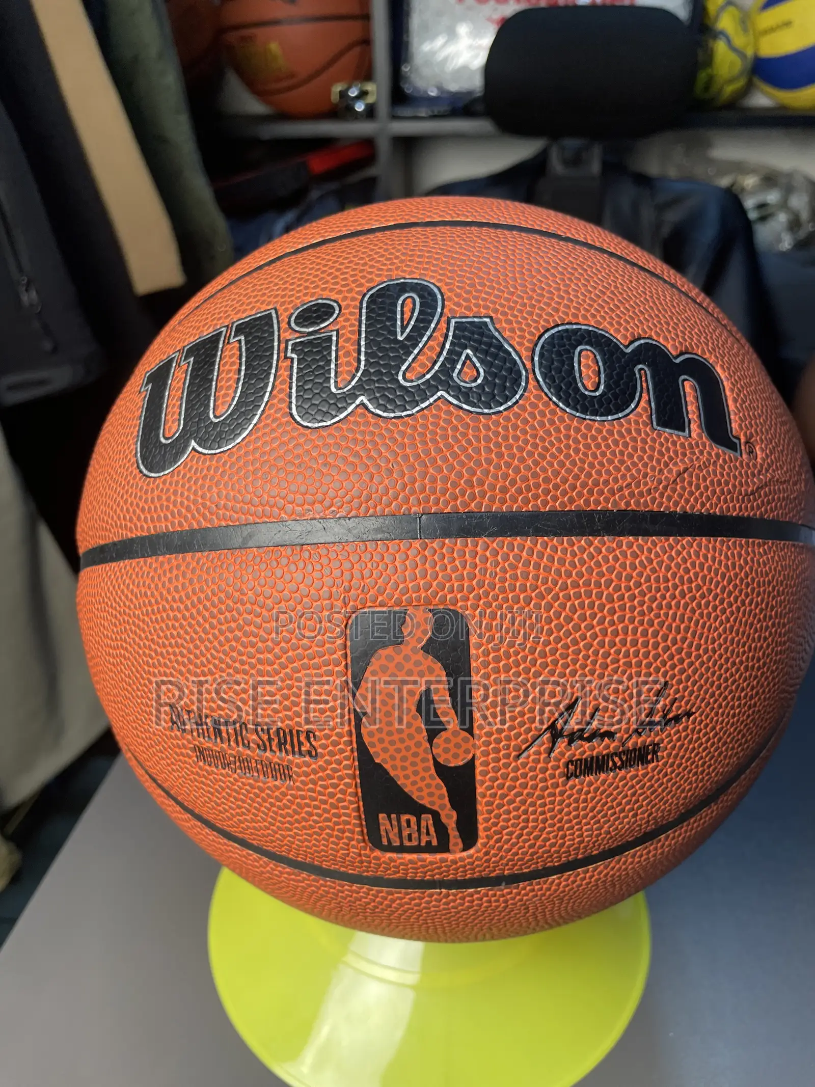 Original Wilson NBA Authentic Series Leather Basketball - Size 7