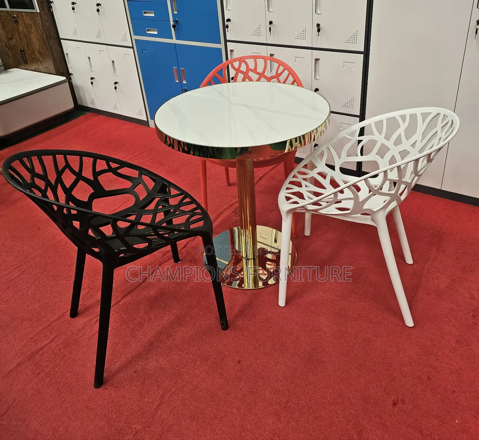 Round Table and Chairs Set