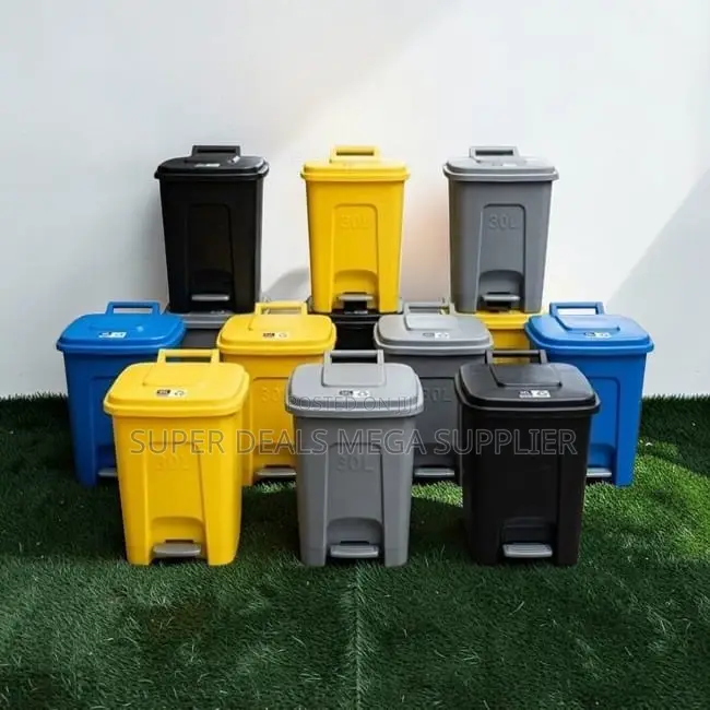 Affordable Prices 30L Litres Step Pedal Dust Bin Trash Cans