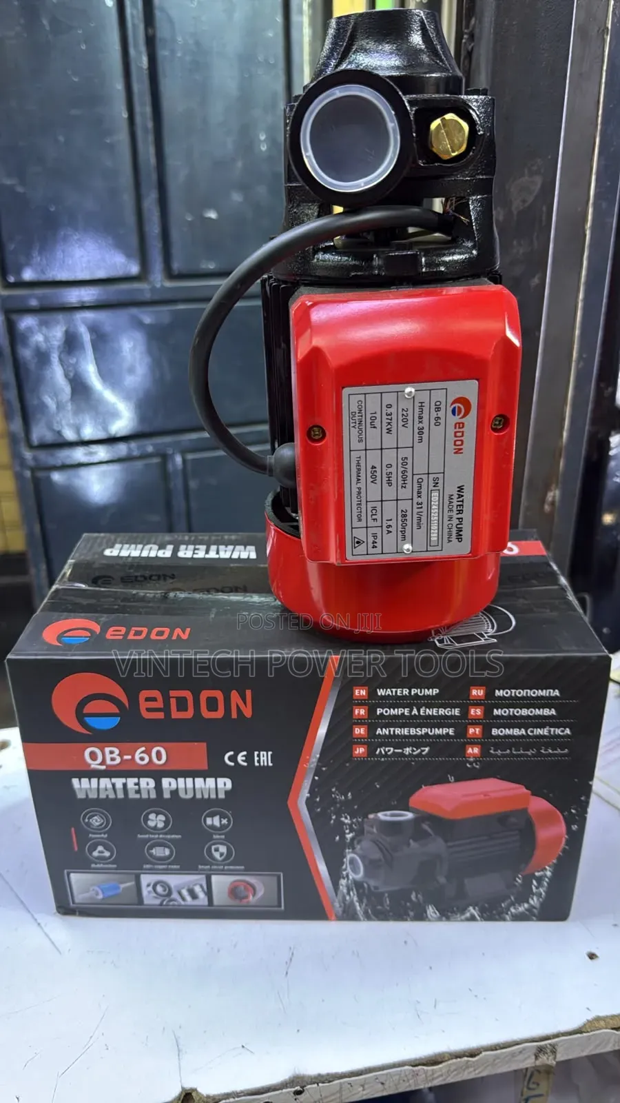 Edon Booster Pump 0.5 HP/ 0.5 HP Booster Pump