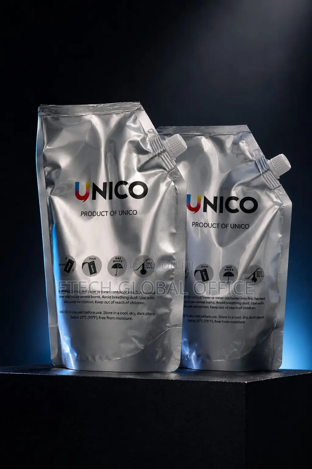 Unico Kyocera Black Toner Powder 500g