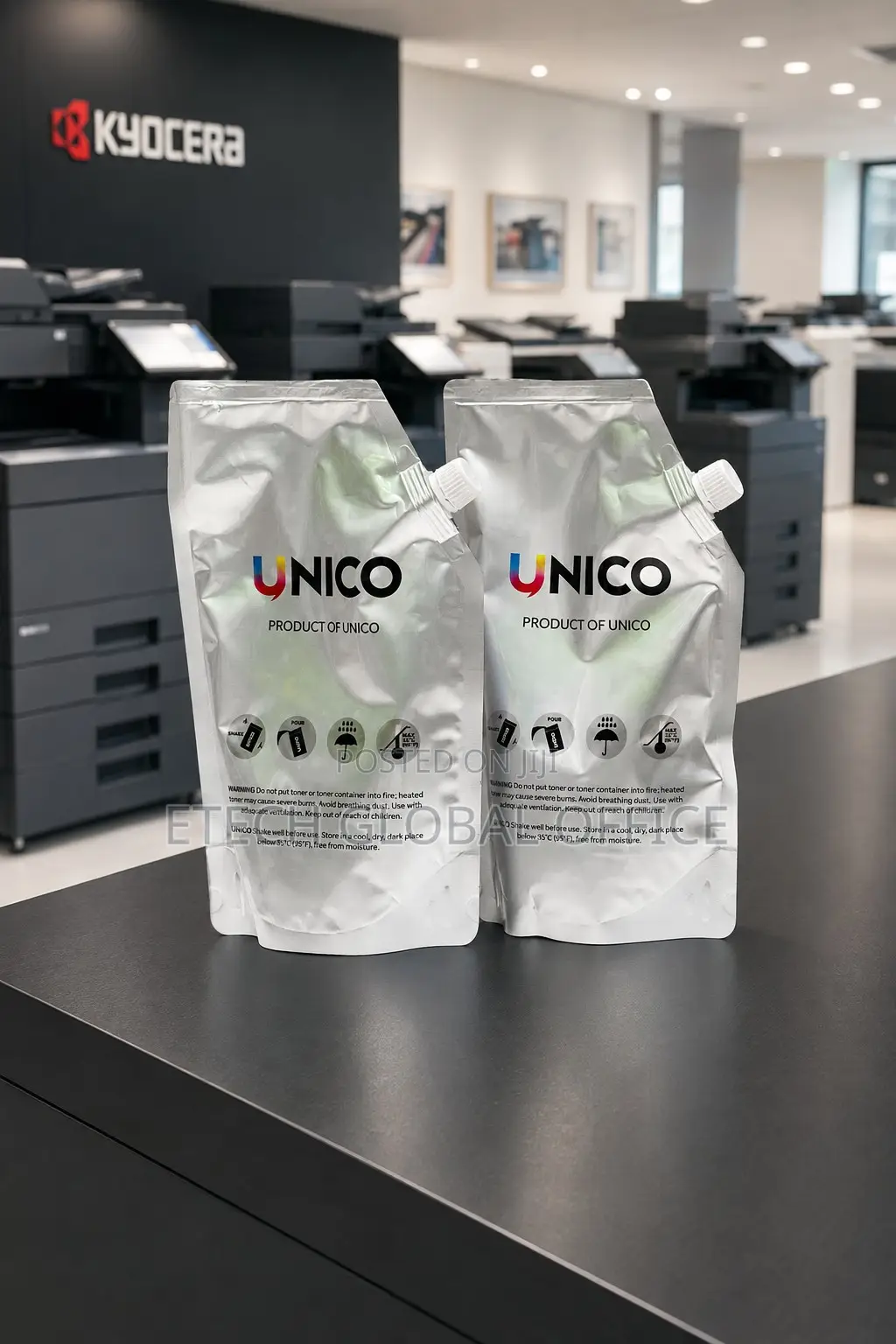 Unico 1⁄2 KG Refill Toner for Kyocera Printers