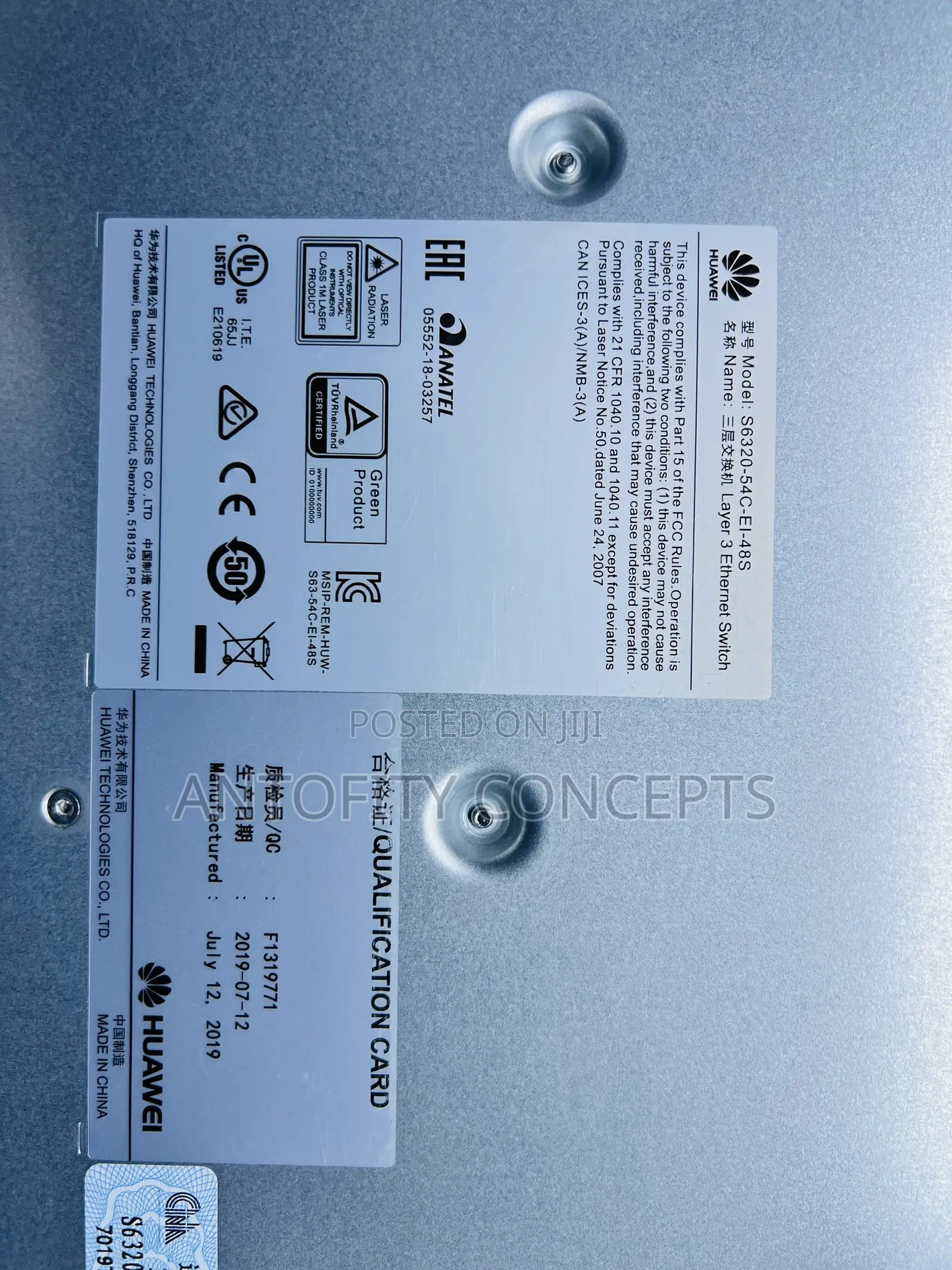 Huawei S6320-54c-Ei-48s Layer 3 10G Core Switch