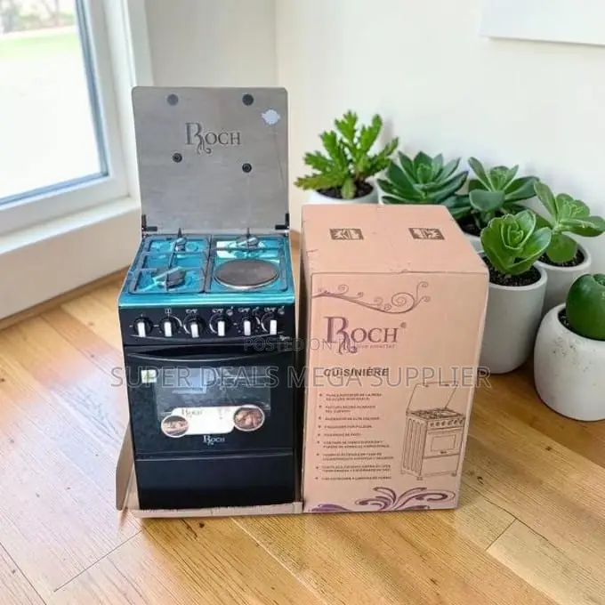 Efficient Dependable 3 Gas Burners+1 Hotplate Free Standing Cooker