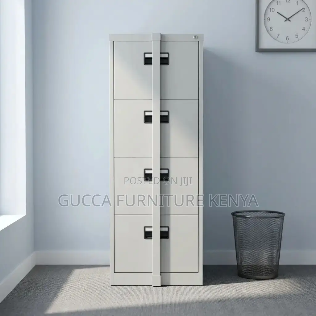 4-Drawer Locker Cabinet With Bar