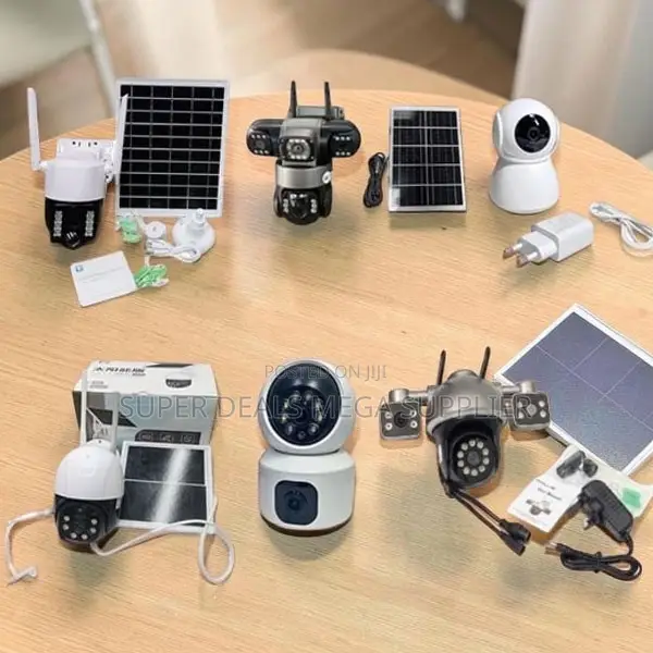Weatherproof Housing 4G Wifi Rotating Dual Triple Lens Solar Cameras