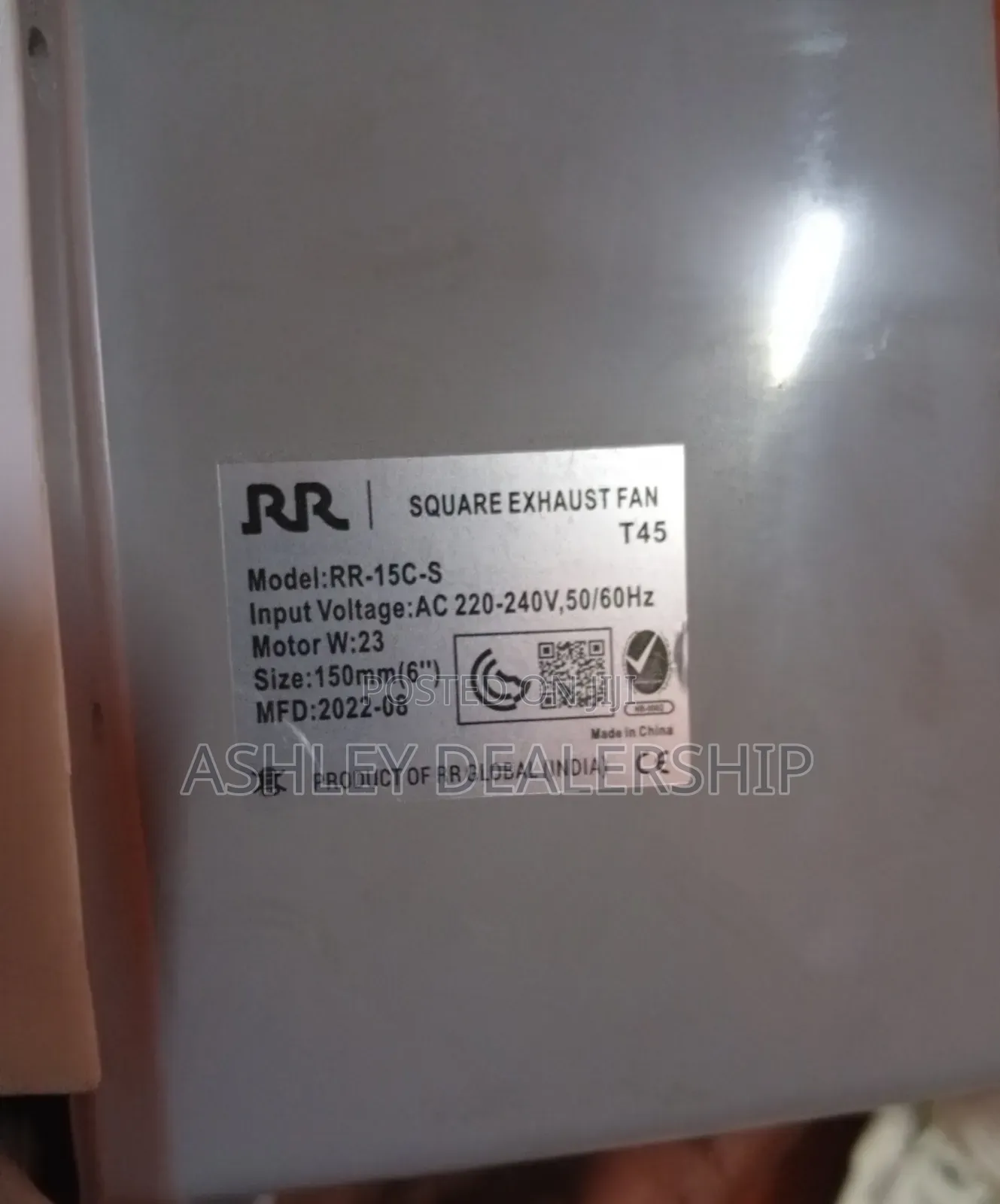 High Quality Exhaust Fan 6 Inch