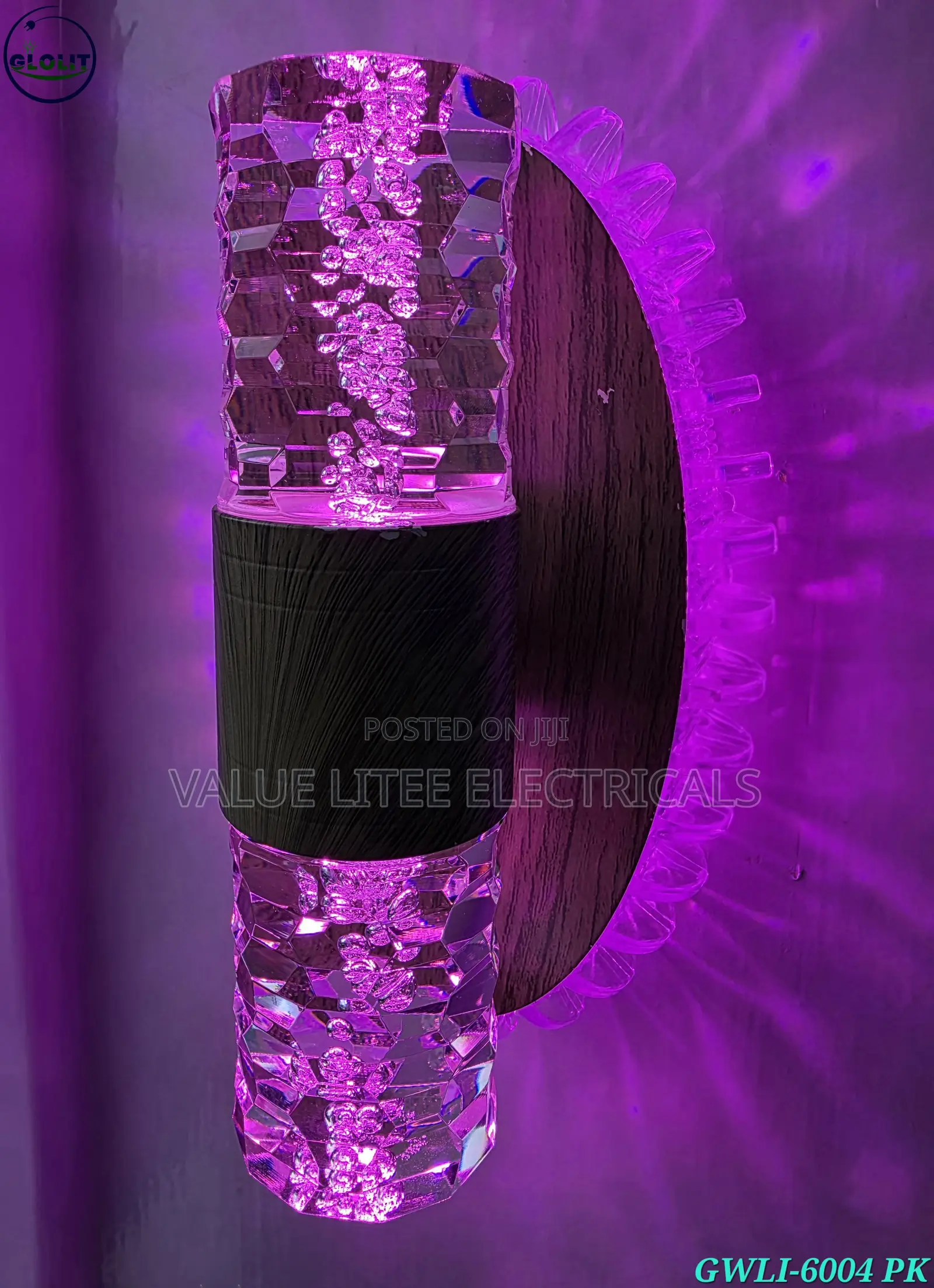 LED Crystal Wall Light Colour Changing