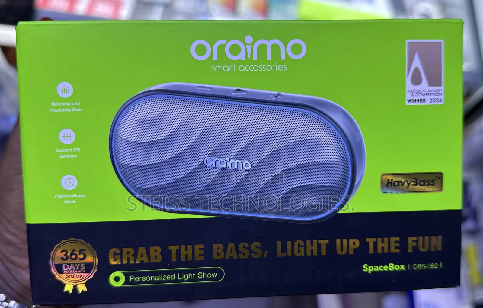 Oraimo Spacebox Speaker.