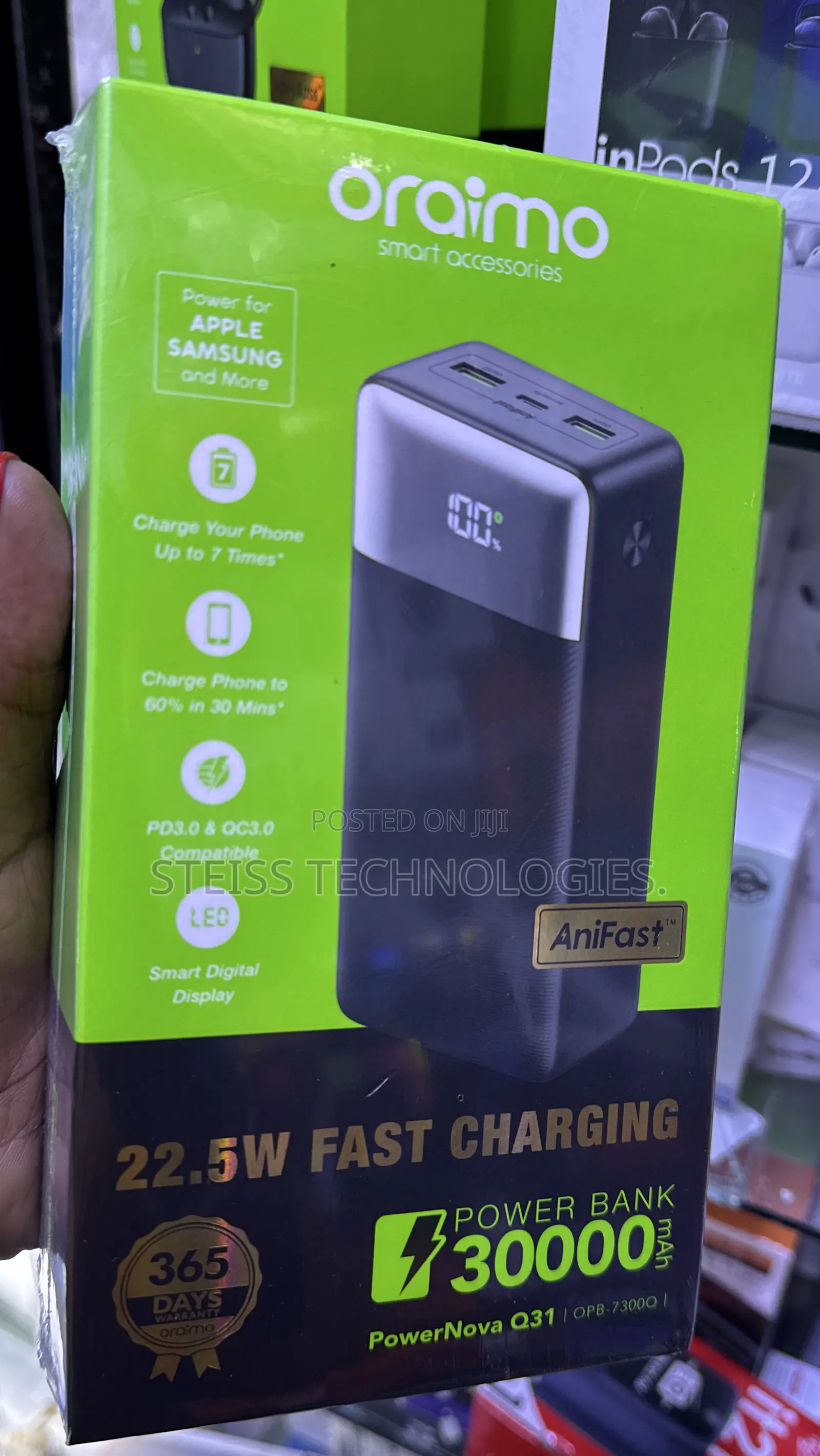 30000mah Oraimo Powerbank