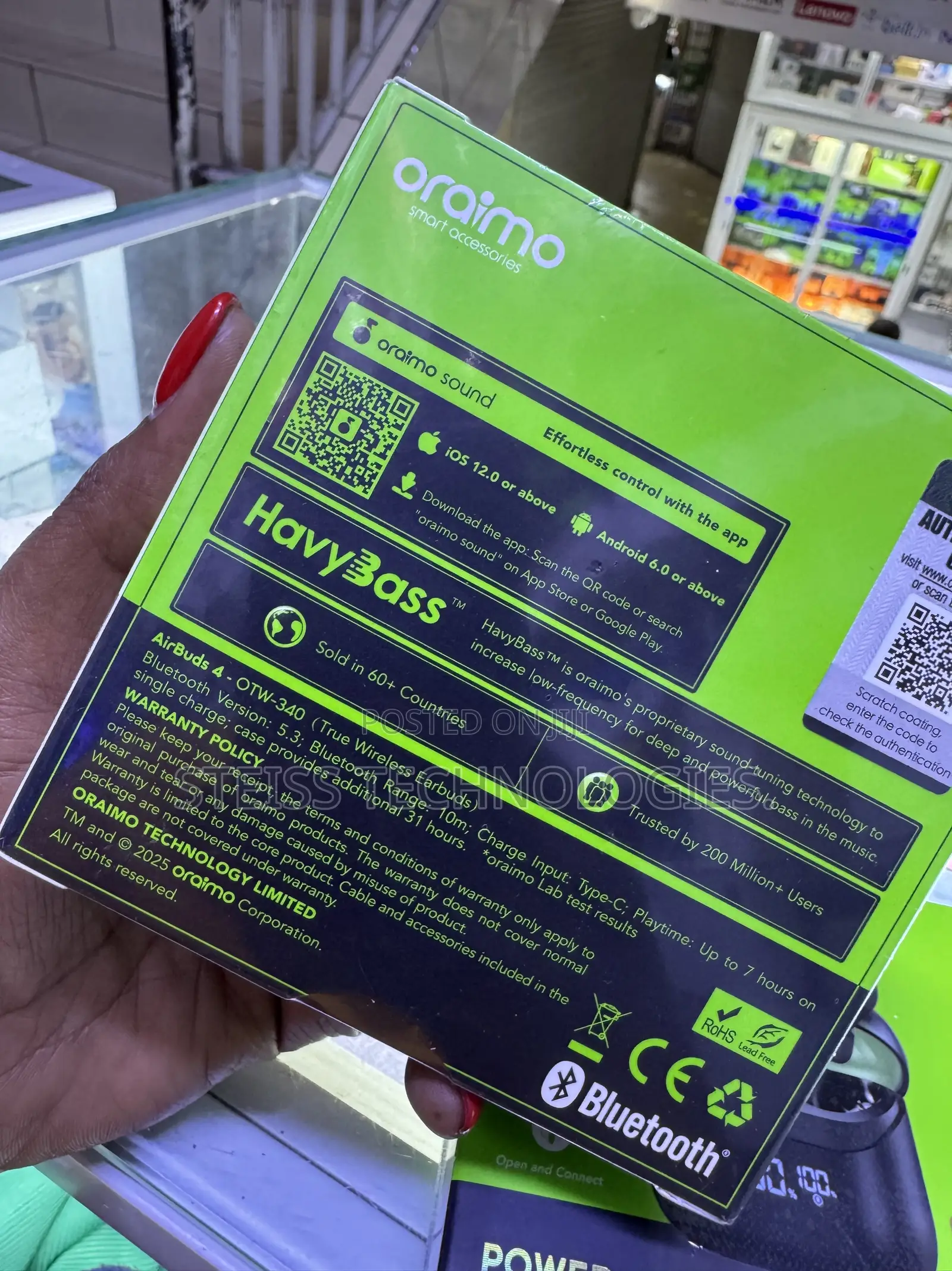 Oraimo Wireless Airbuds 4
