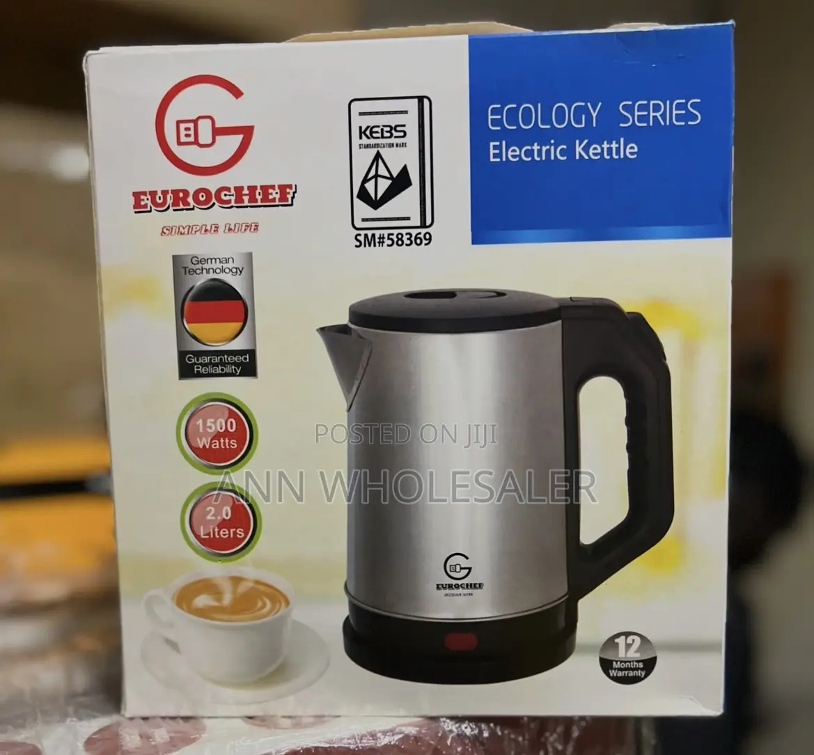 Eurochef Stainless Electric Kettles