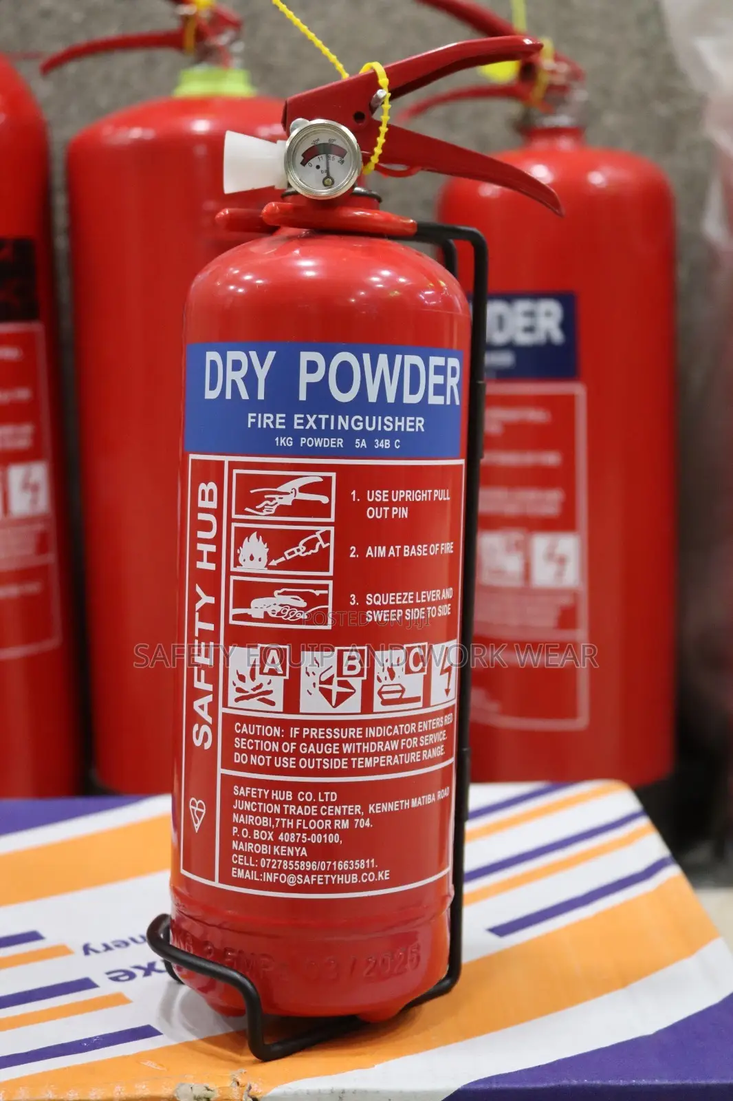 1kg Dry Powder Fire Extinguisher